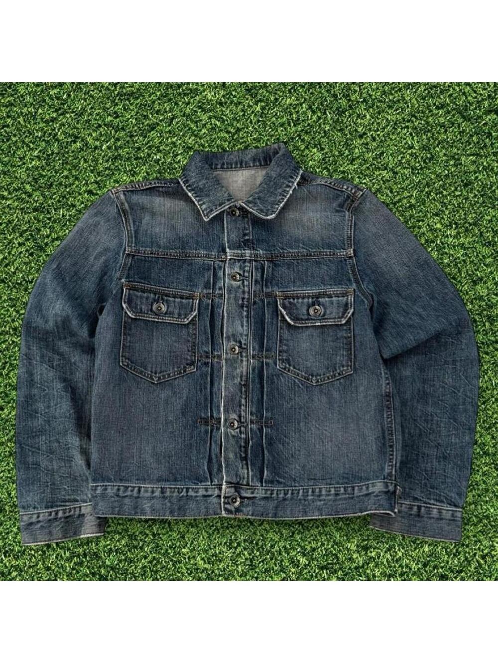 Vintage 1999 GAP Blue Denim Jacket Size M